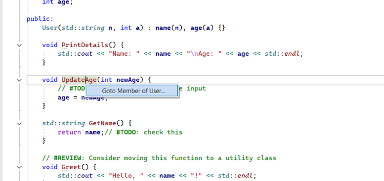 Go to Members of the Class User